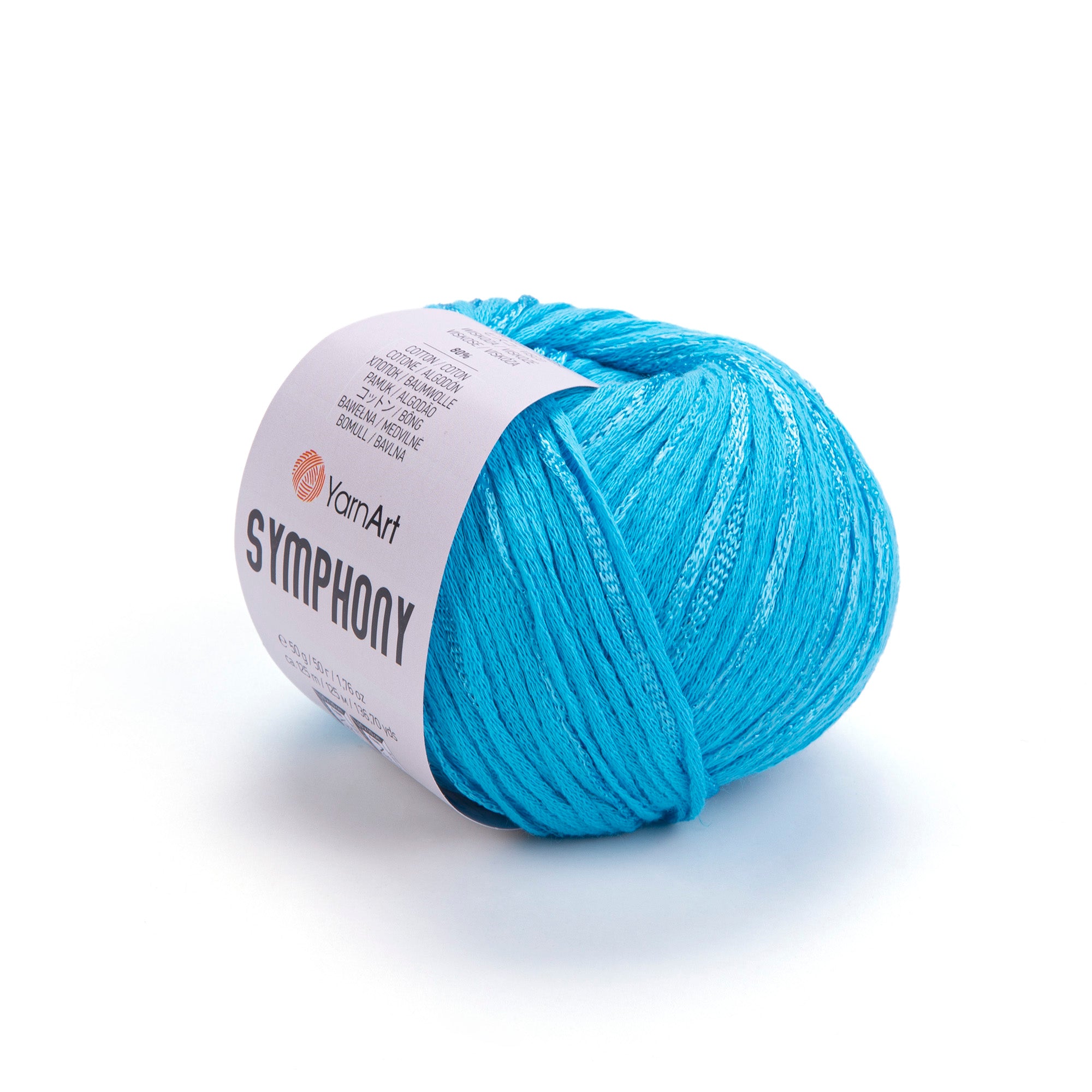 סימפוניה חוטי כותנה עם ויסקוזה SYMPHONY 50g/125m