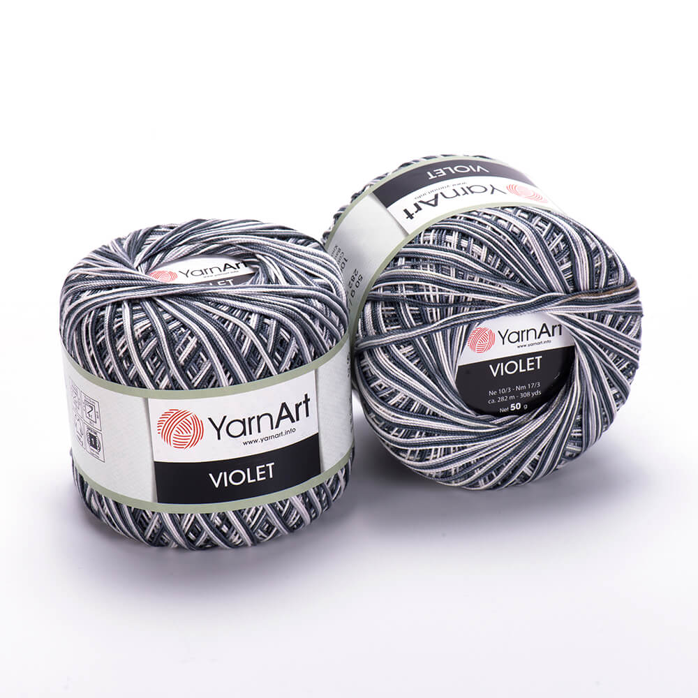 ויולט כותנה לסריגת קרושה VIOLET MELANGE 50g/282m