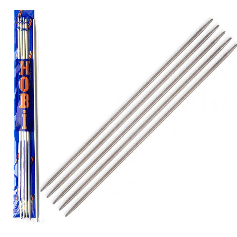 5 מסרגות לגרביים מתכת 2-3.5 מ״מ