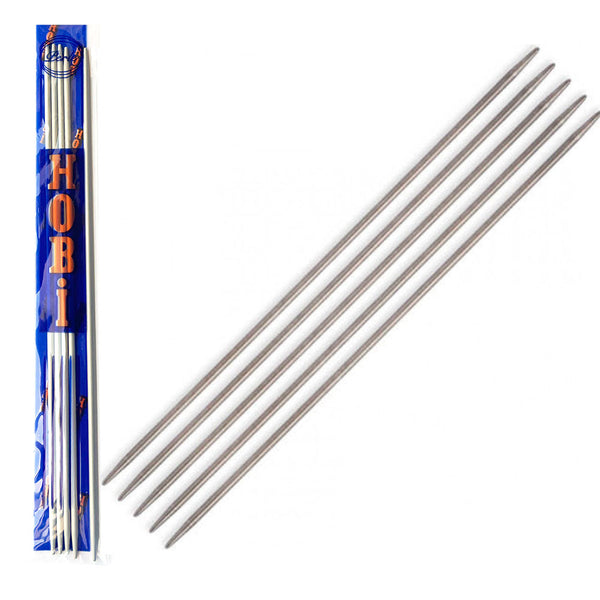 5 מסרגות לגרביים מתכת 2-3.5 מ״מ