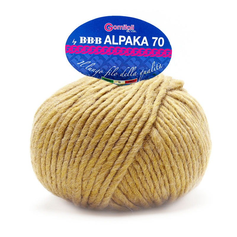 צמר אלפקה עבה 50g/80m Alpaka 70
