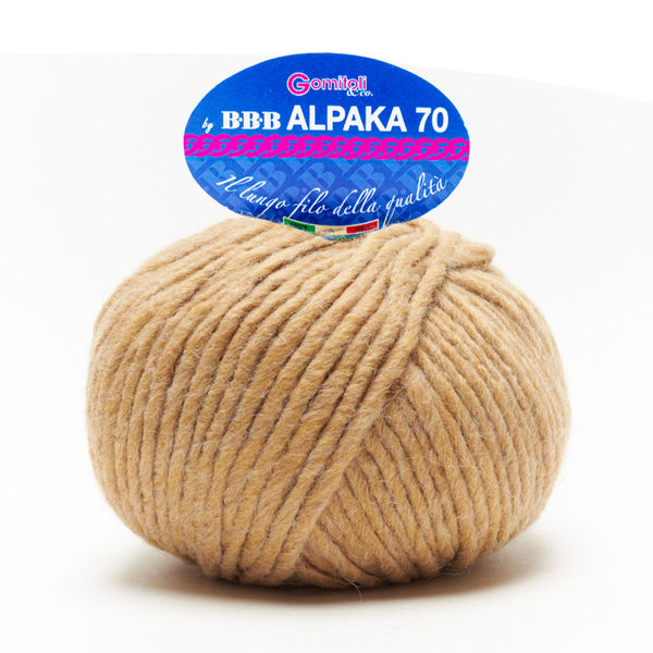 צמר אלפקה עבה 50g/80m Alpaka 70