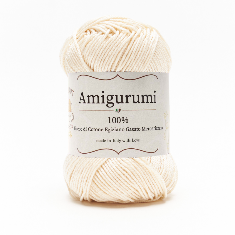 חוט כותנה מבריקה ואיכותית לסריגת בובות וחולצות 50g/136m AMIGURUMI
