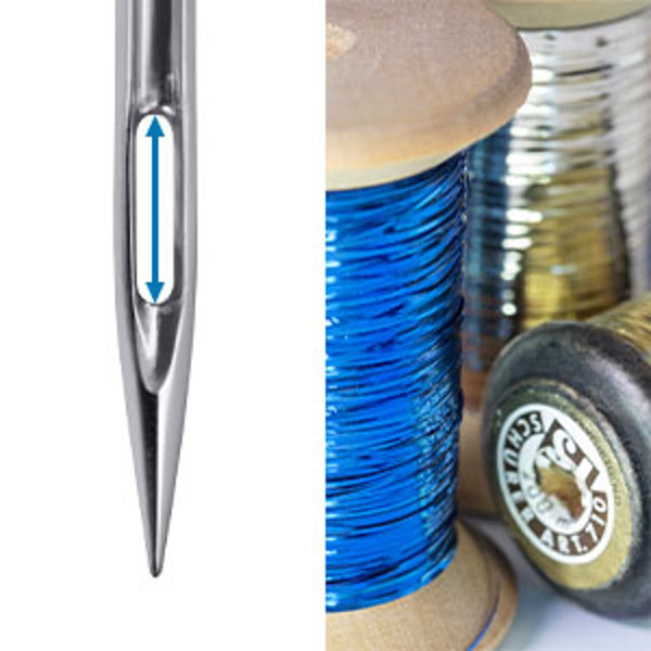 מחט לחוטי לורקס (מטלי) מס׳ 75/90 שמץ׳