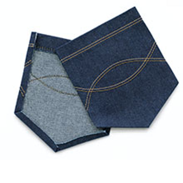 מחט כפולה ג׳ינס 4.0/100 שמץ׳