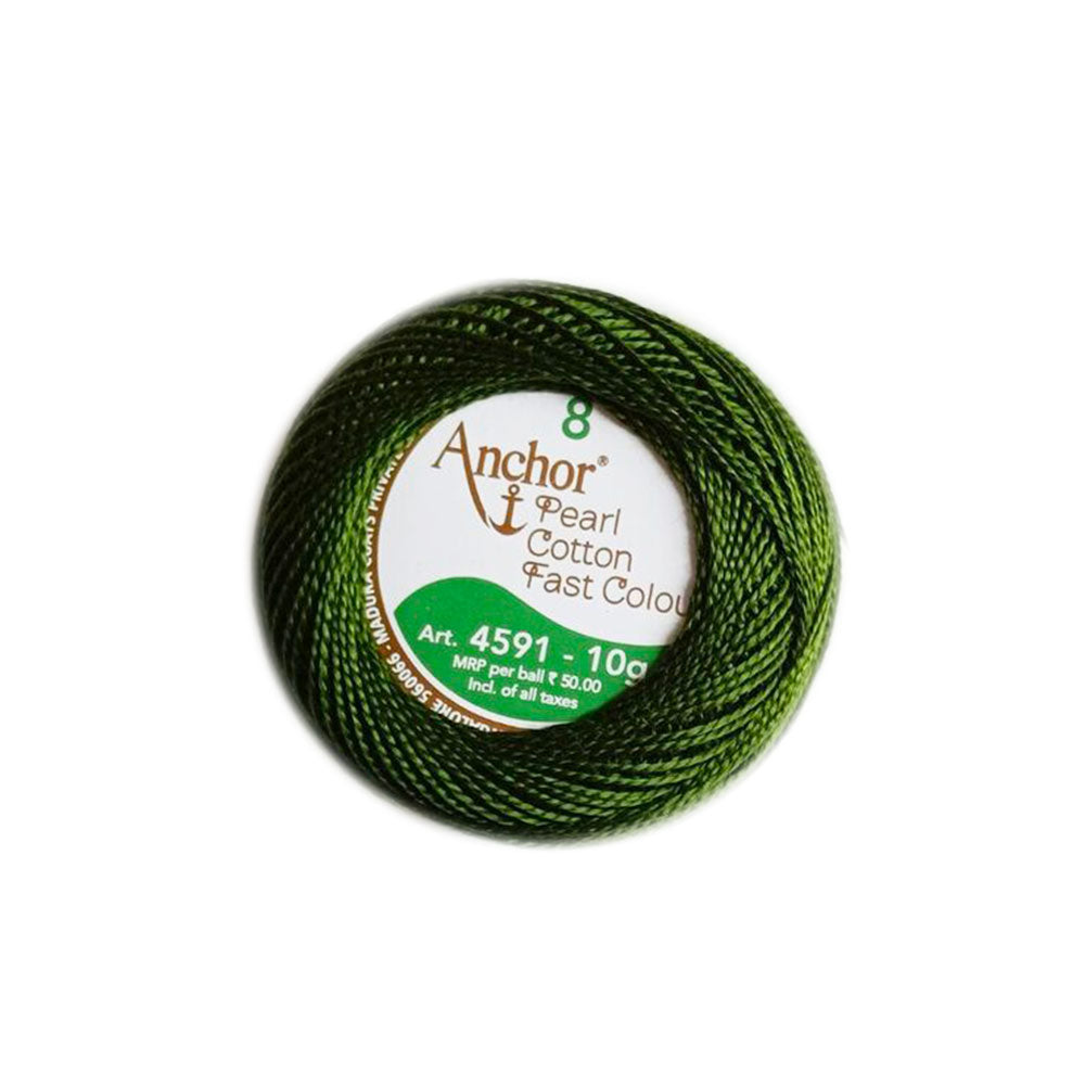 חוט 8 לרקמה וסריגת כיפות PEARL COTTON