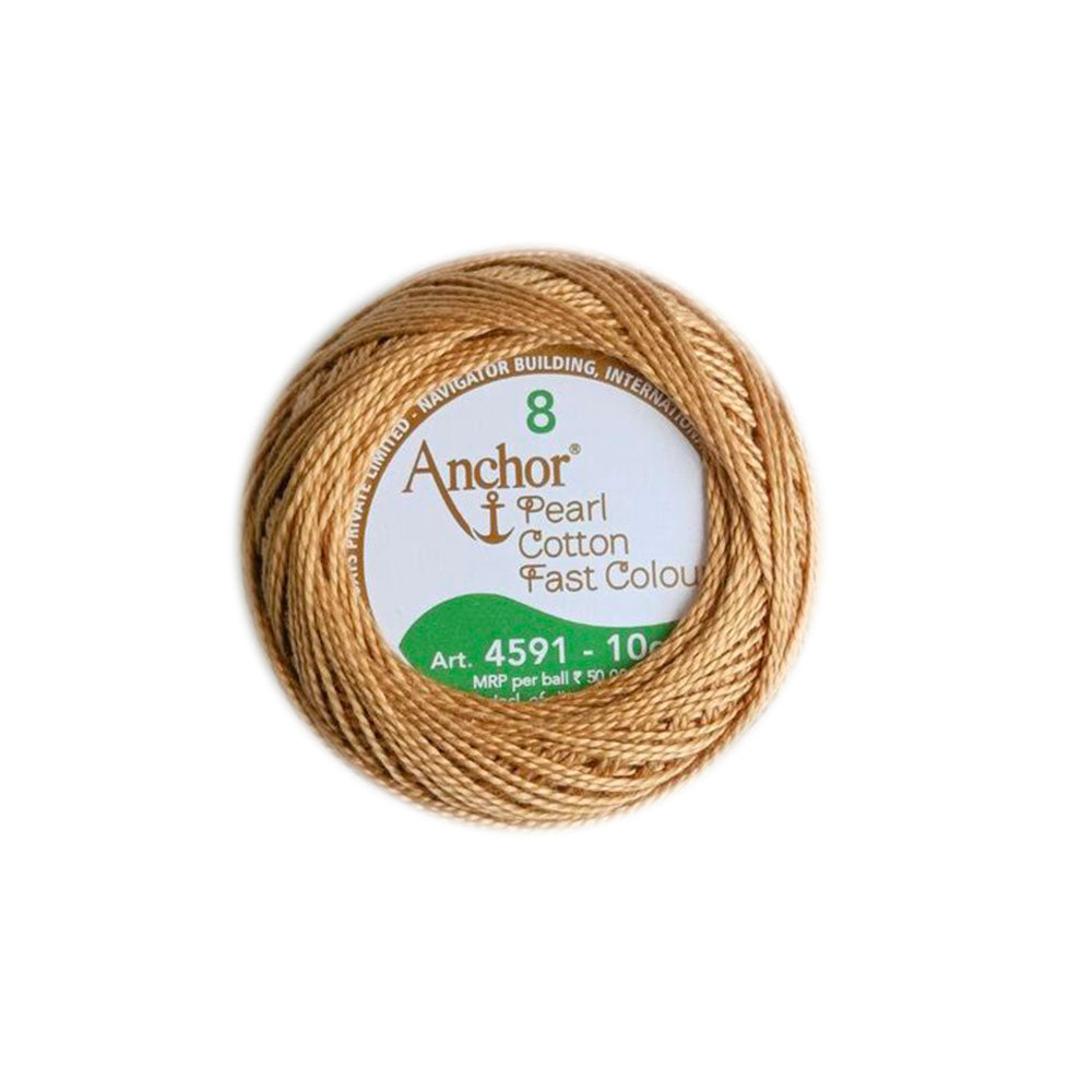 חוט 8 לרקמה וסריגת כיפות PEARL COTTON