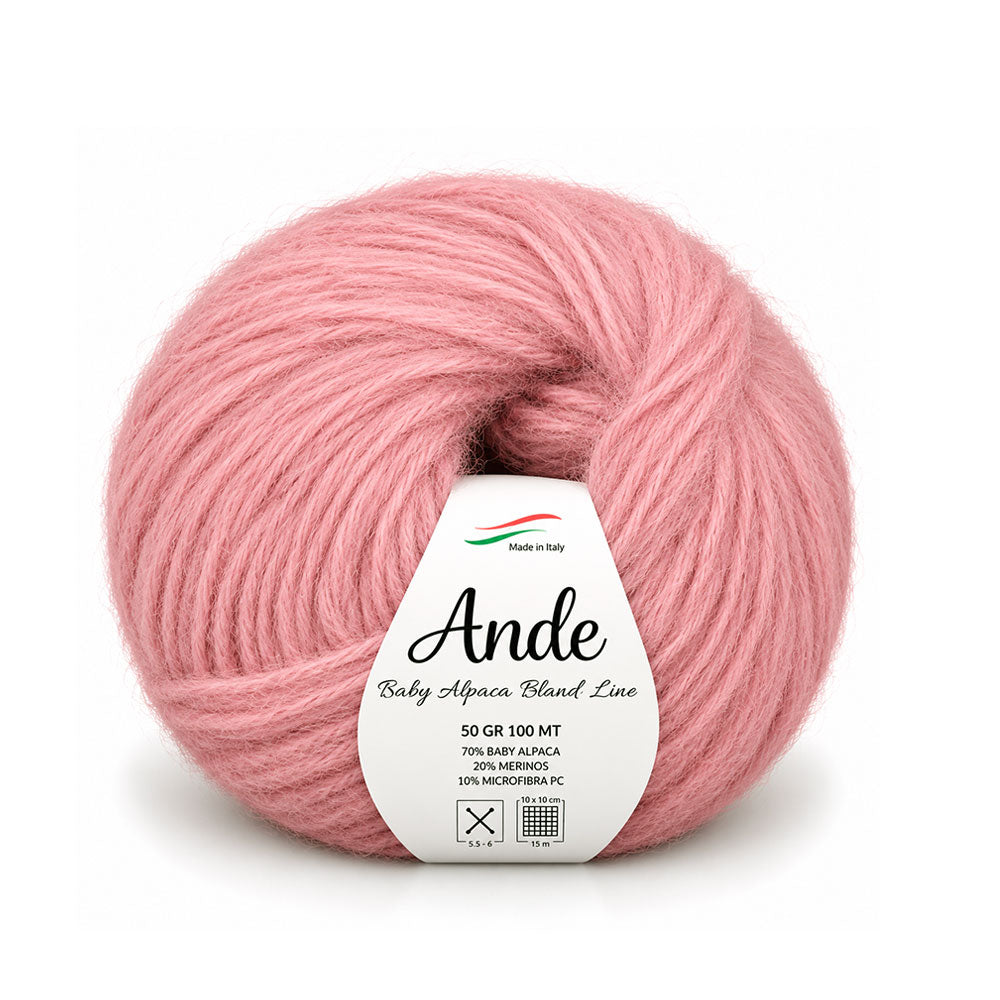 צמר בייבי אלפקה ומרינו ANDE 50g/100m