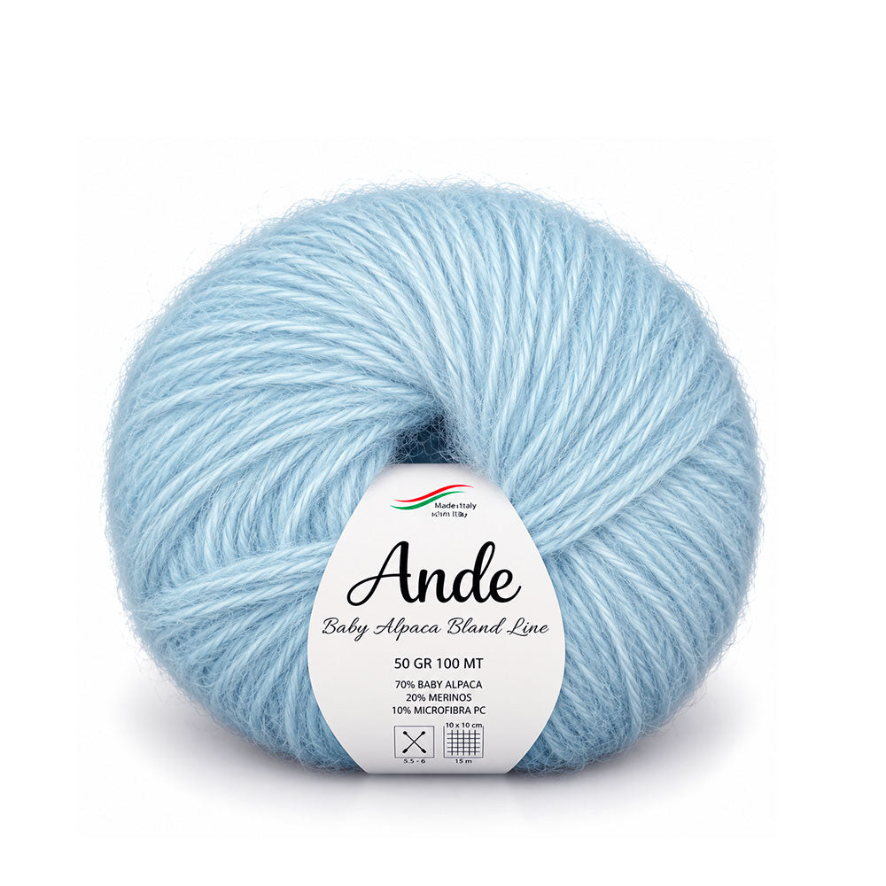 צמר בייבי אלפקה ומרינו ANDE 50g/100m