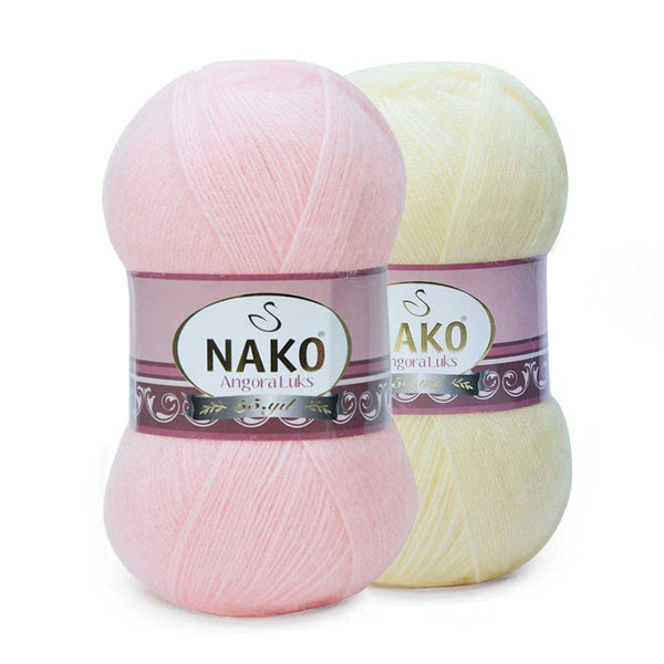 צמר מוהר לסריגת סוודרים ושאלים ANGORA LUKS