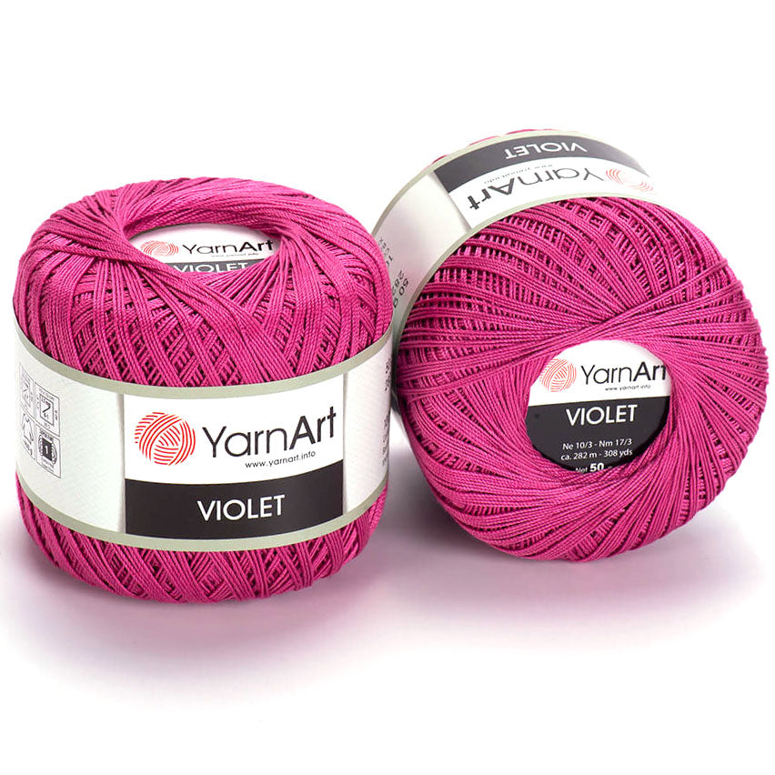 ויולט כותנה לסריגת קרושה VIOLET 50g/282m