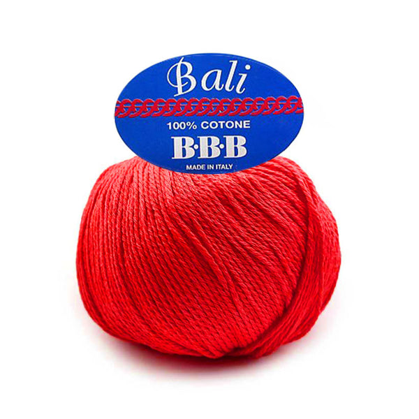 חוט כותנה איכותי לעונת מעבר וסריגת תיקים bali 100g/170m