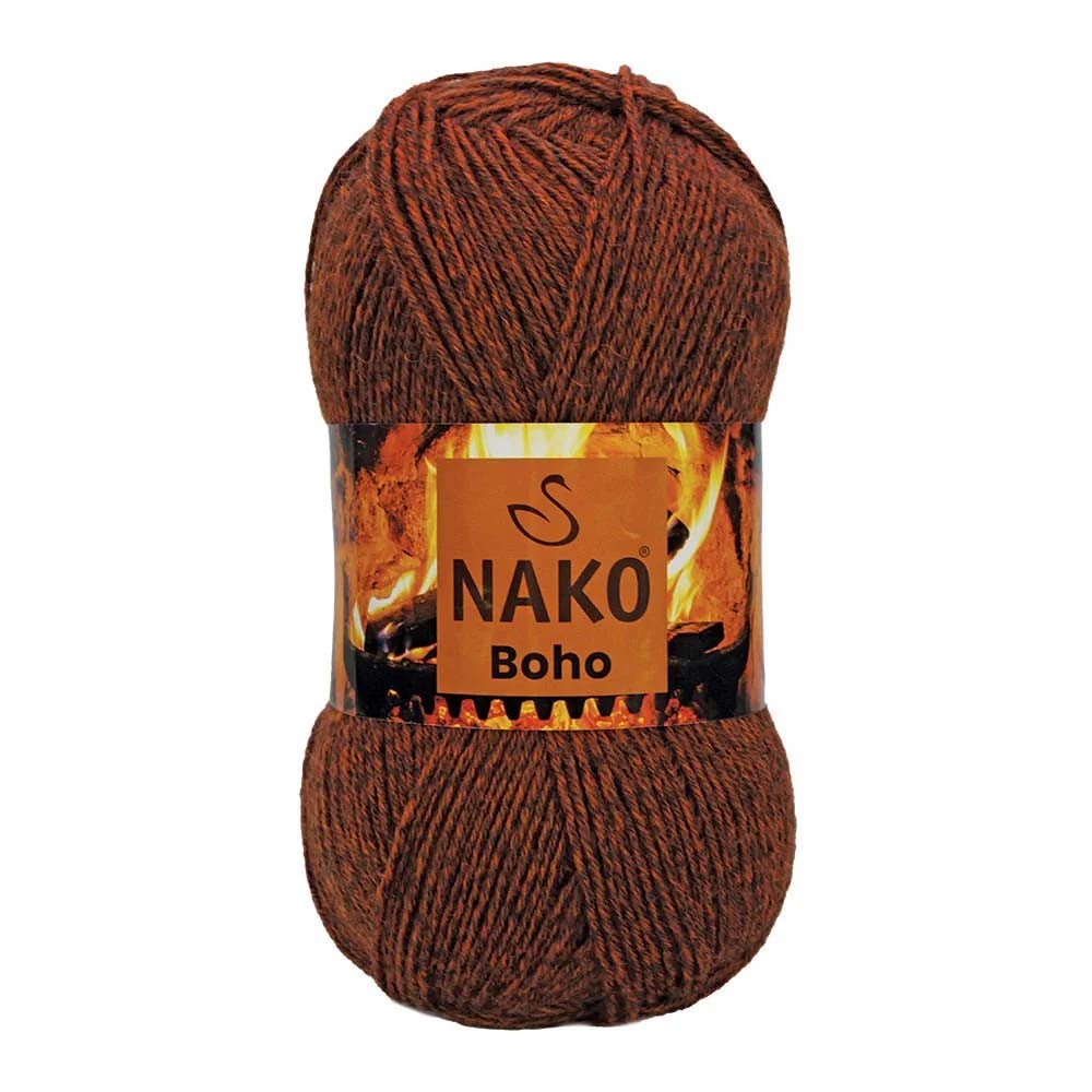 בוהו חוטי צמר דק וחם לסריגת גרביים BOHO NAKO