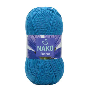 בוהו חוטי צמר דק וחם לסריגת גרביים BOHO NAKO