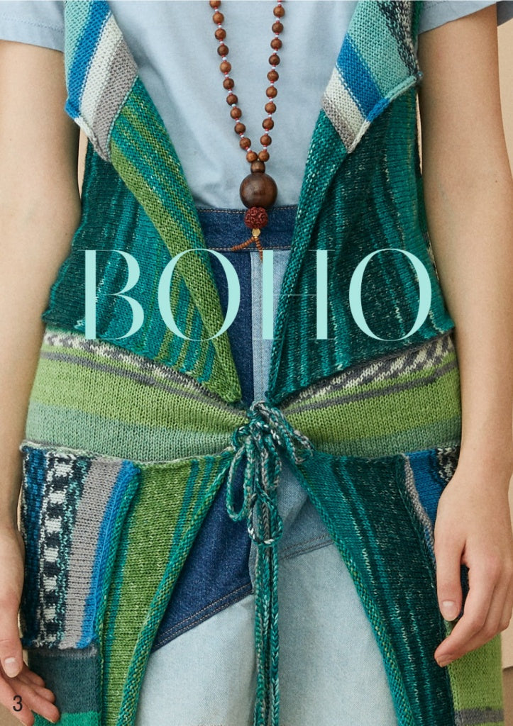 חוטי צמר צבעוני לסריגת גרביים BOHO DESEN