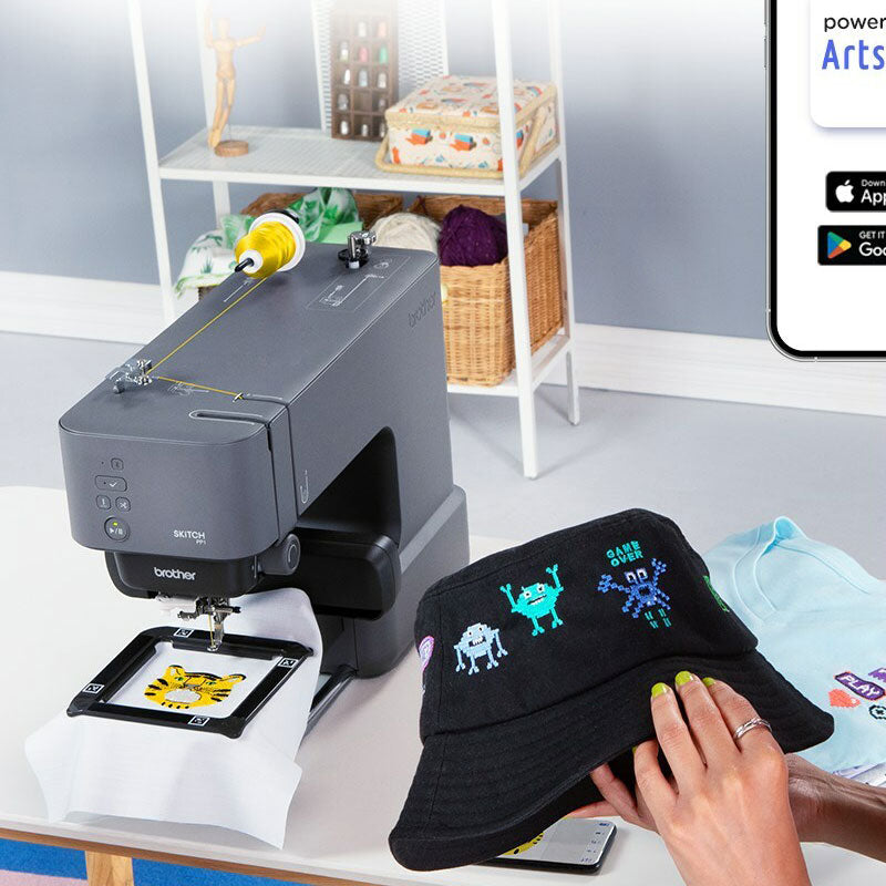 מכונת רקמה ברדר למתחילים BROTHER שטח רקמה 10x10 ס״מ