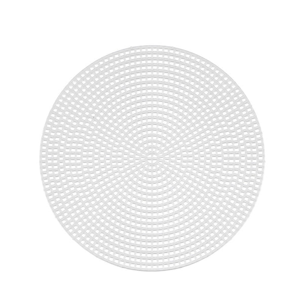 רשת פלסטיק לרקמה בצורת עיגול