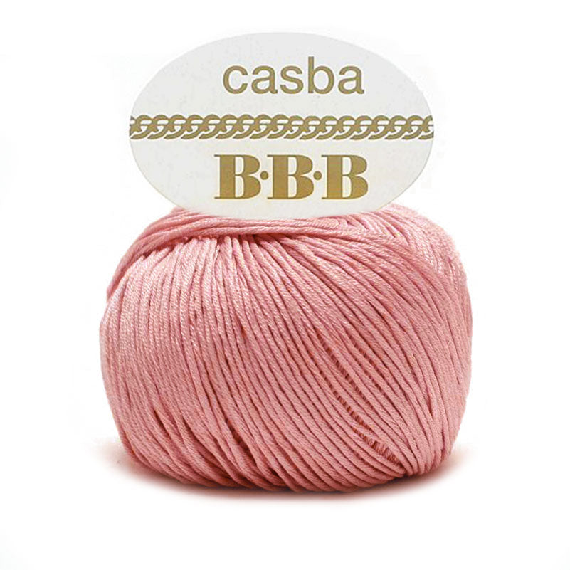 כסבה חוט כותנה מבריקה ואיכותית לסריגת יד CASBA 50g/127m