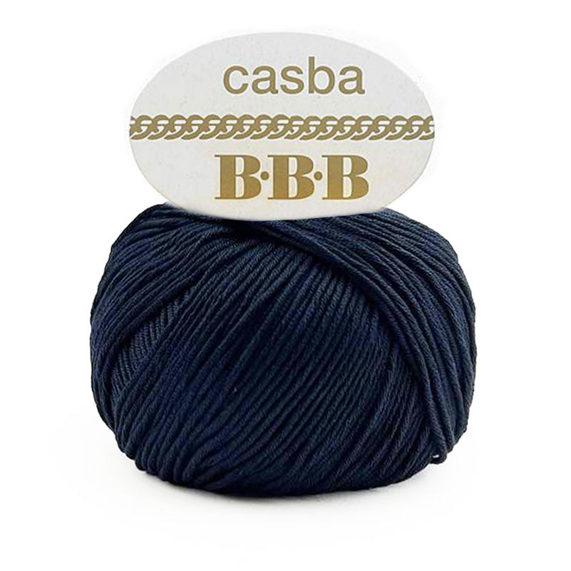 כסבה חוט כותנה מבריקה ואיכותית לסריגת יד CASBA 50g/127m