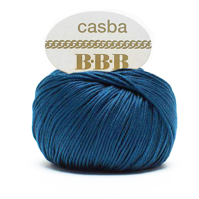 כסבה חוט כותנה מבריקה ואיכותית לסריגת יד CASBA 50g/127m