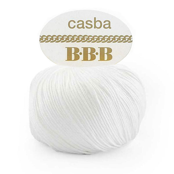 כסבה חוט כותנה מבריקה ואיכותית לסריגת יד CASBA 50g/127m