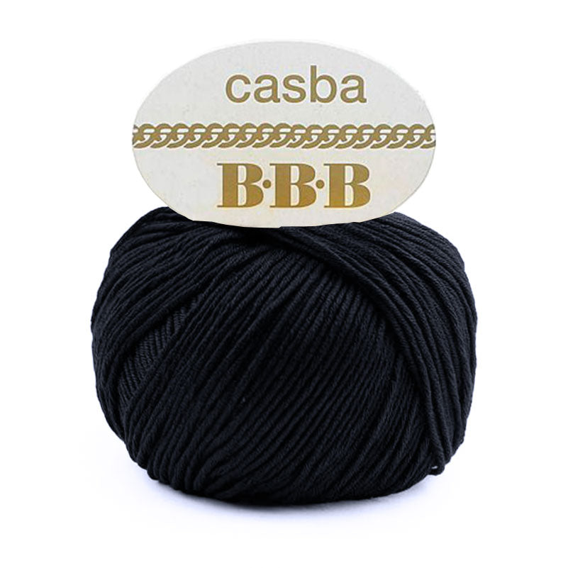 כסבה חוט כותנה מבריקה ואיכותית לסריגת יד CASBA 50g/127m