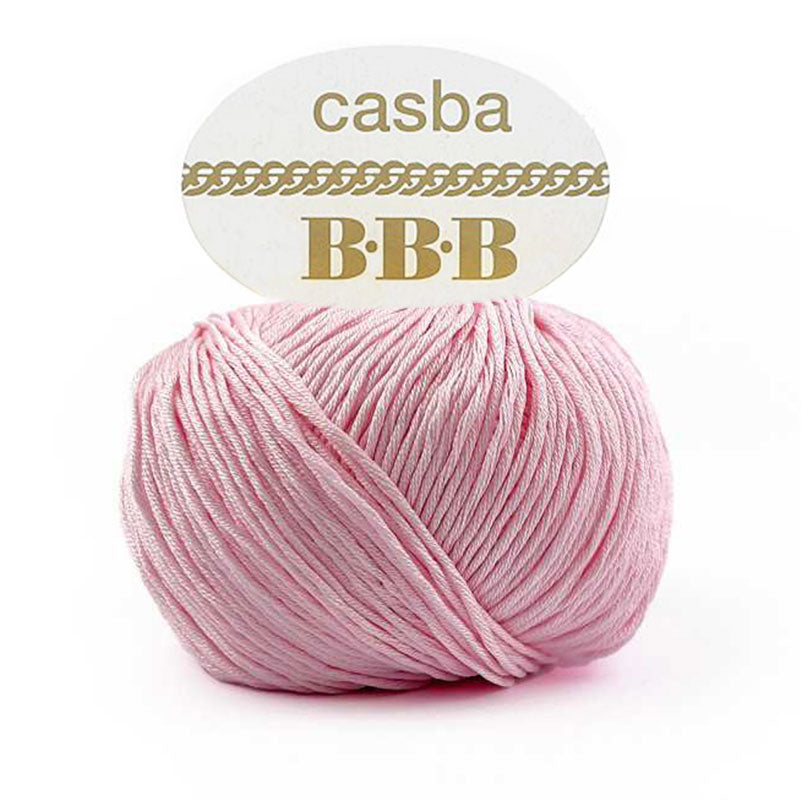 כסבה חוט כותנה מבריקה ואיכותית לסריגת יד CASBA 50g/127m