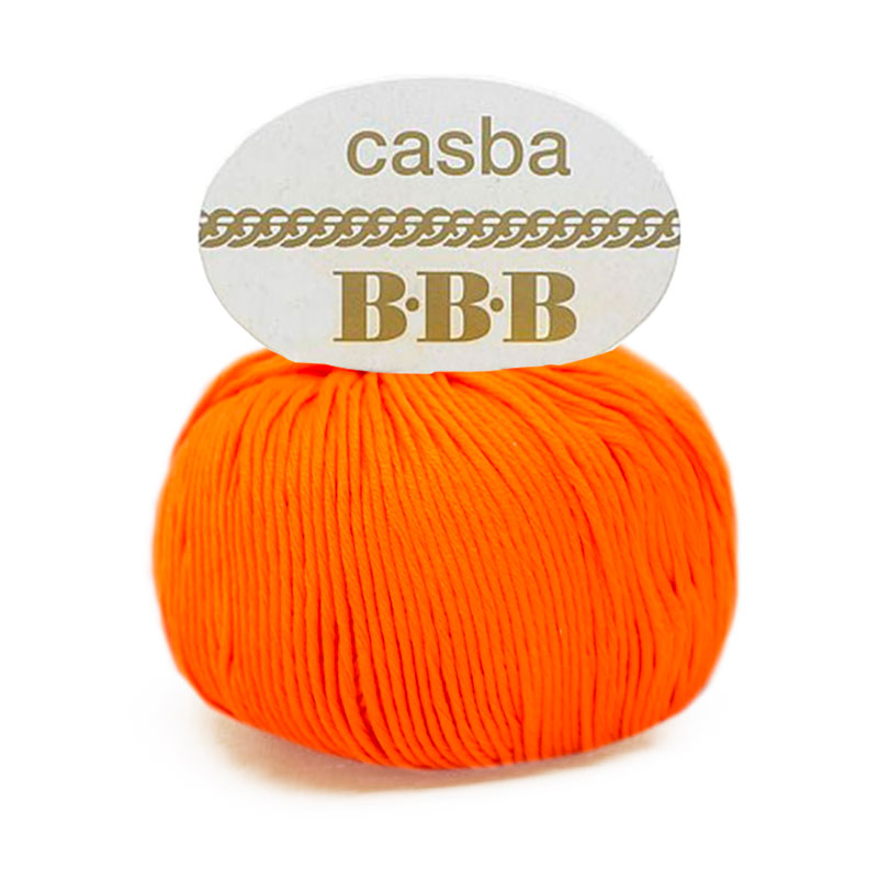 כסבה חוט כותנה מבריקה ואיכותית לסריגת יד CASBA 50g/127m