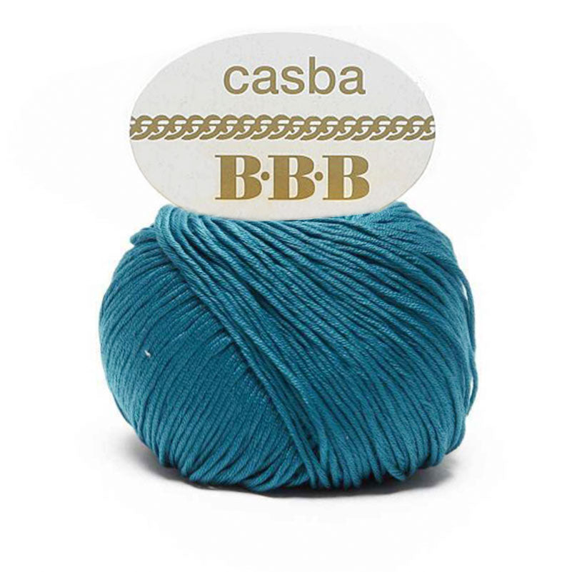 כסבה חוט כותנה מבריקה ואיכותית לסריגת יד CASBA 50g/127m