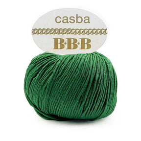 כסבה חוט כותנה מבריק ואיכותי לסריגת יד CASBA 50g/127m