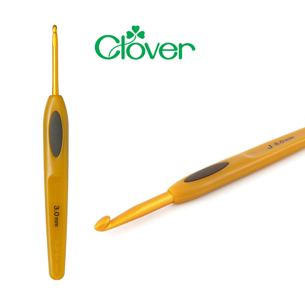 CLOVER Soft Touch מסרגת קרושה ארגונומית מתאימה בנוחות וטבעיות ליד 2-6 מ״מ