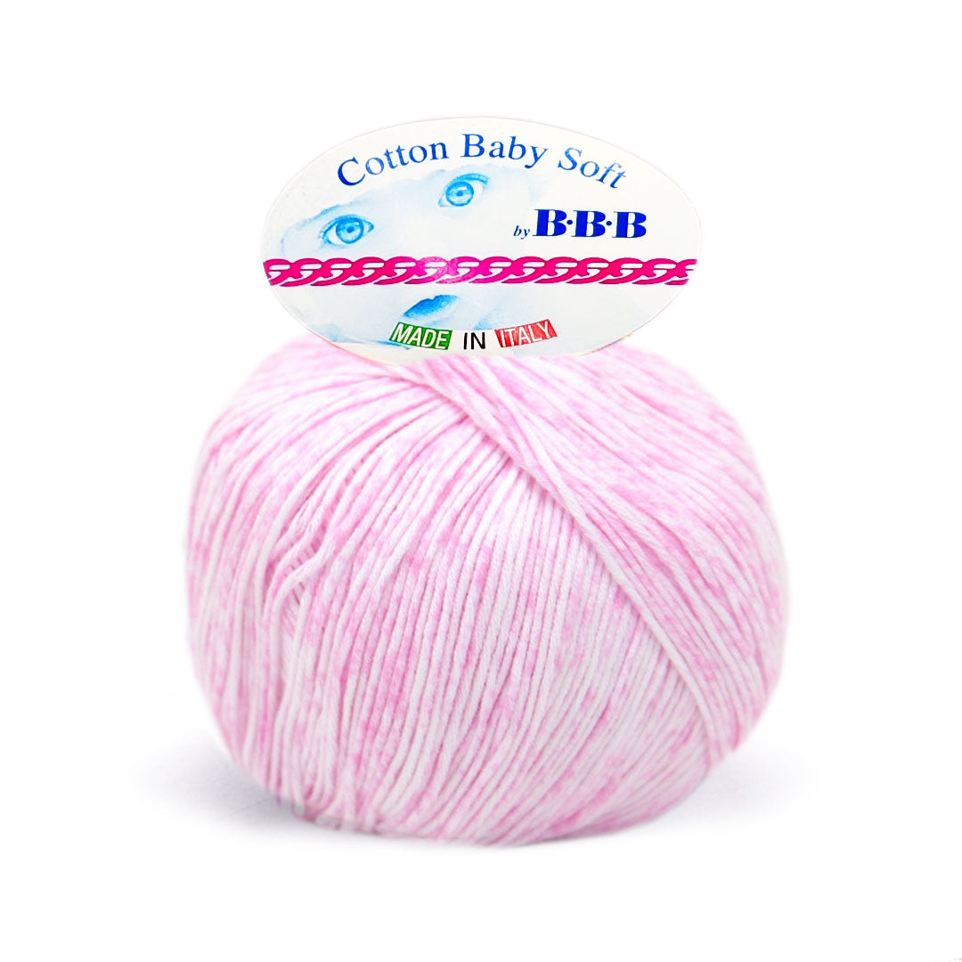 חוט כותנה צבעונית לתינוק Cotton Baby Soft 50g/179m