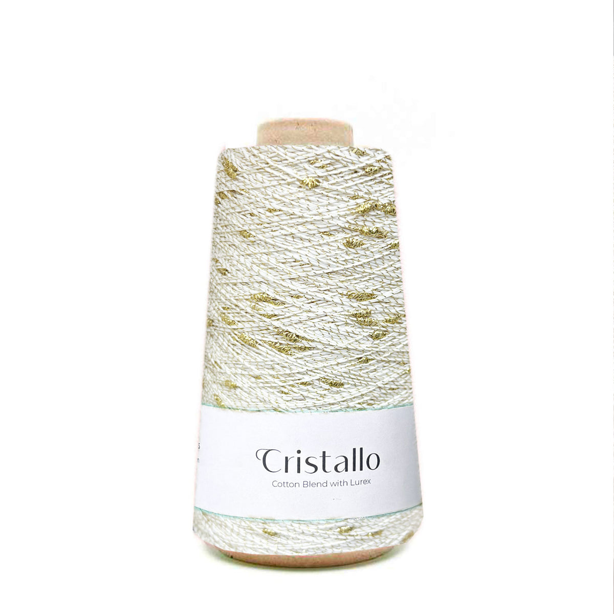 cristallo חוט כותנה עם לורקס 200g/1600m