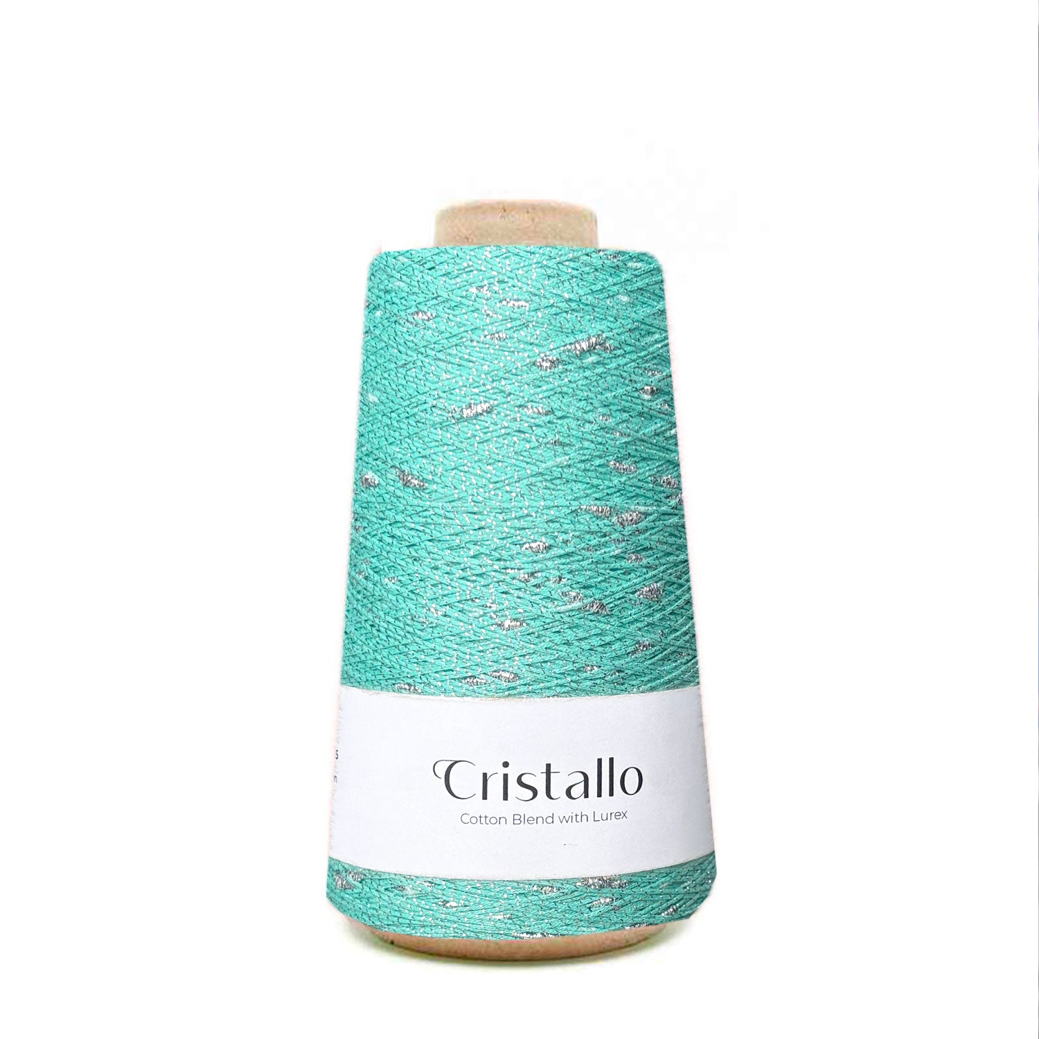 cristallo חוט כותנה עם לורקס 200g/1600m