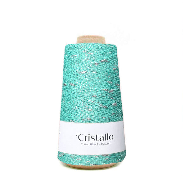 cristallo חוט כותנה עם לורקס 200g/1600m