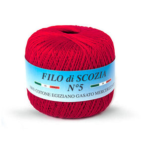 חוטי כותנה לסריגת קרושה FILO DI SCOZIA 50g/226m