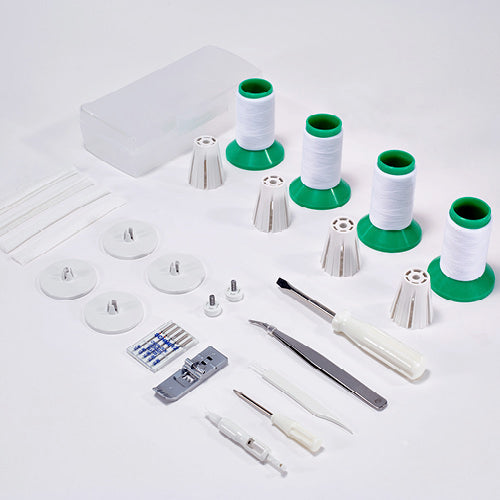 מכונת קוברלוק לתפר אלסטי מכפלת לבגדי ספורט וטריקו ELNA EASYCOVER