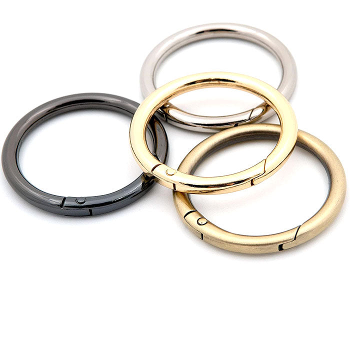 זוג טבעות קליפס לתיק 25-38 מ״מ