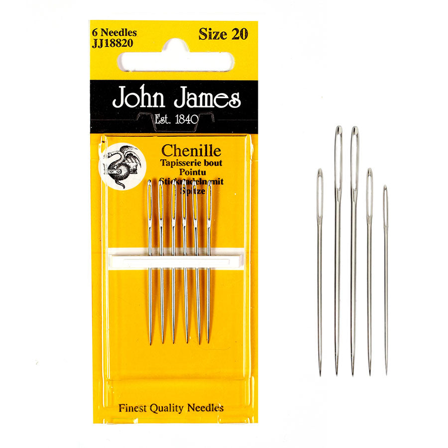 מחטי רקמה ותפירה חדות, מידות 14-28