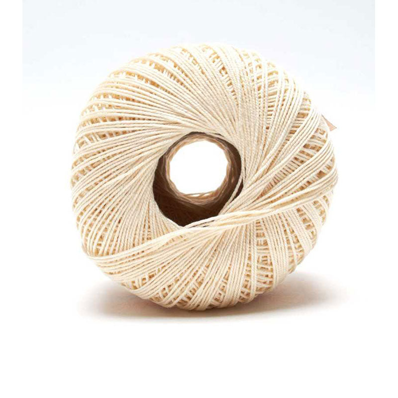 חוט כותנה דק לסריגה במסרגה אחת FILO DI SCOZIA N8 50g/338m