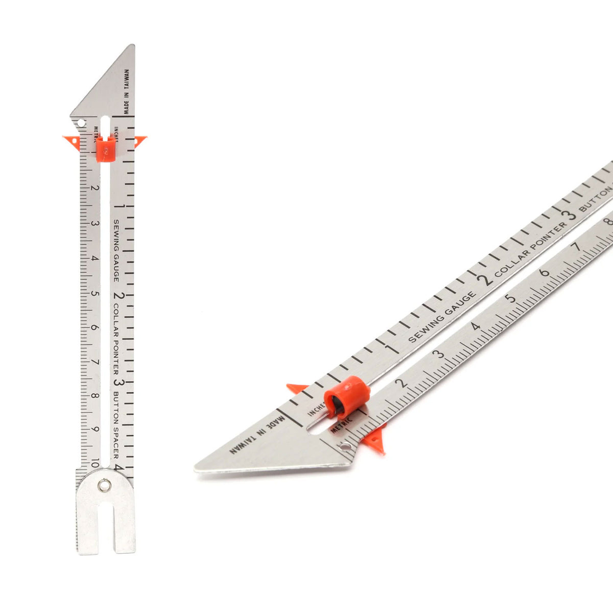 סרגל אוניברסלי למדידה וסימון בתפירה וסריגה 15 ס״מ