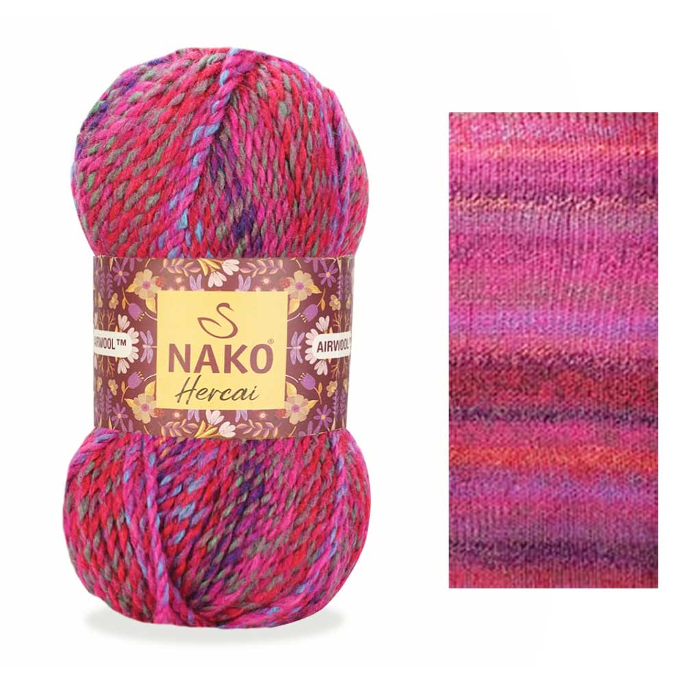 חג׳אי צמר עבה מחליף צבעים HERCAI