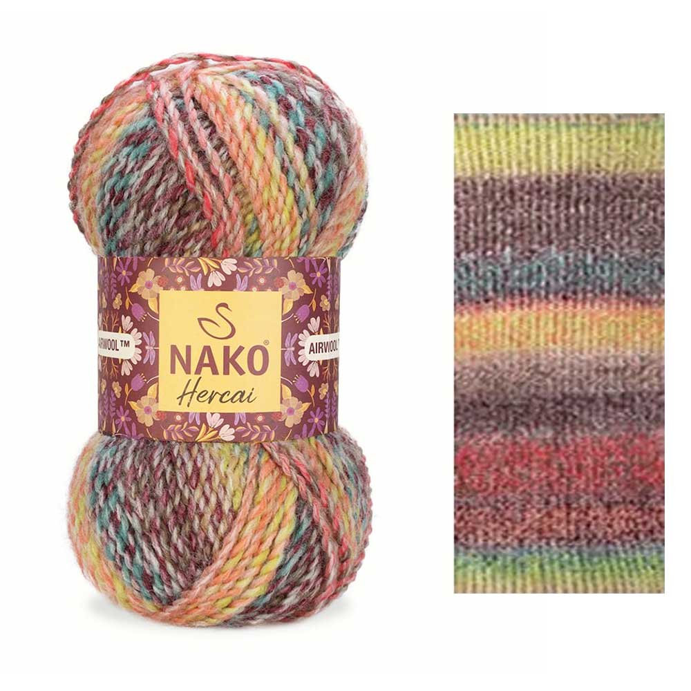 חג׳אי צמר עבה מחליף צבעים HERCAI