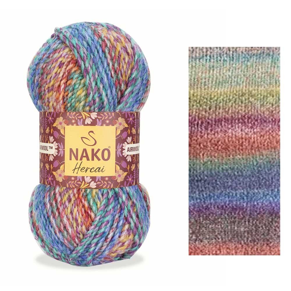 חג׳אי צמר עבה מחליף צבעים HERCAI