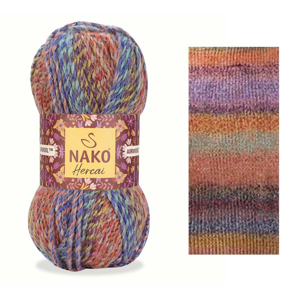 חג׳אי צמר עבה מחליף צבעים HERCAI