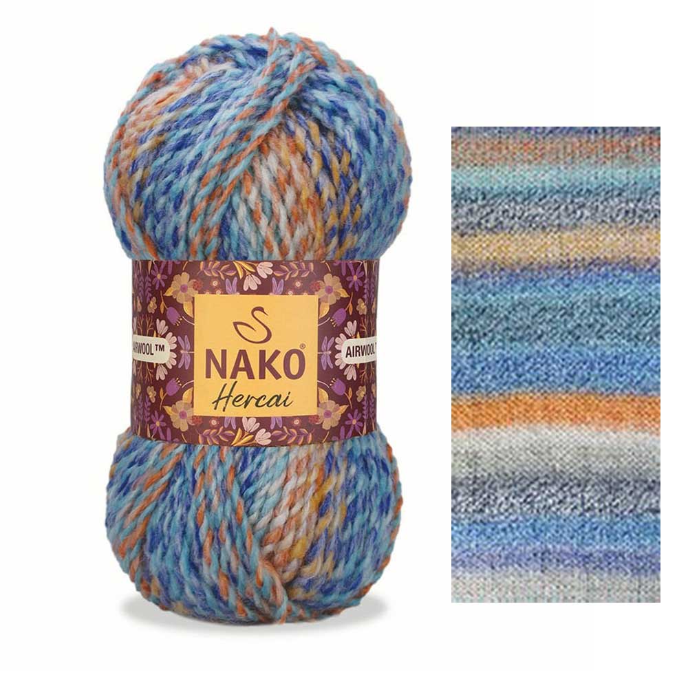 חג׳אי צמר עבה מחליף צבעים HERCAI