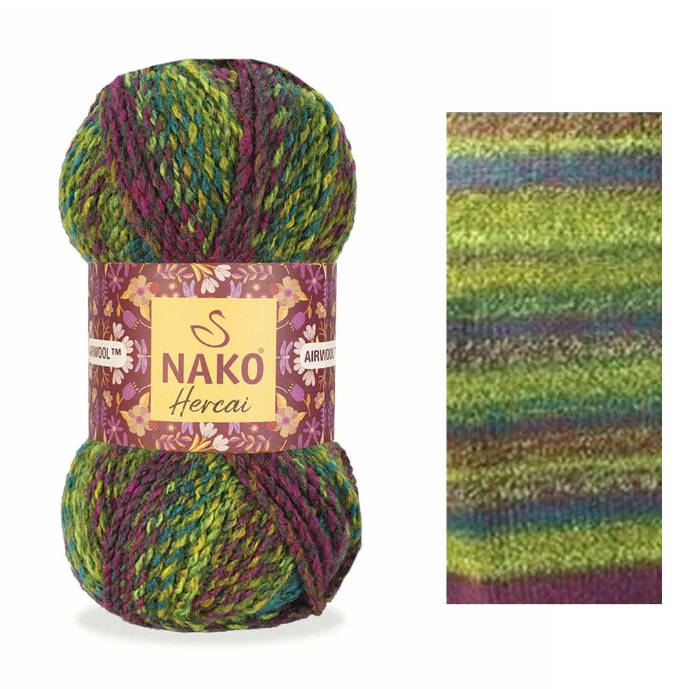 חג׳אי צמר עבה מחליף צבעים HERCAI