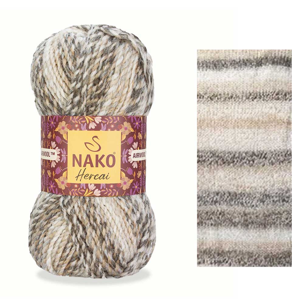 חג׳אי צמר עבה מחליף צבעים HERCAI