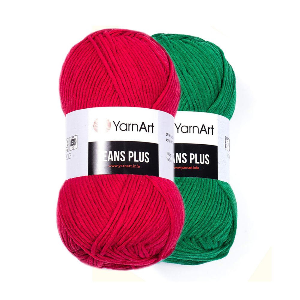 גינס פלוס לסריגת בובות ושמכות JEANS PLUS 100g/160m