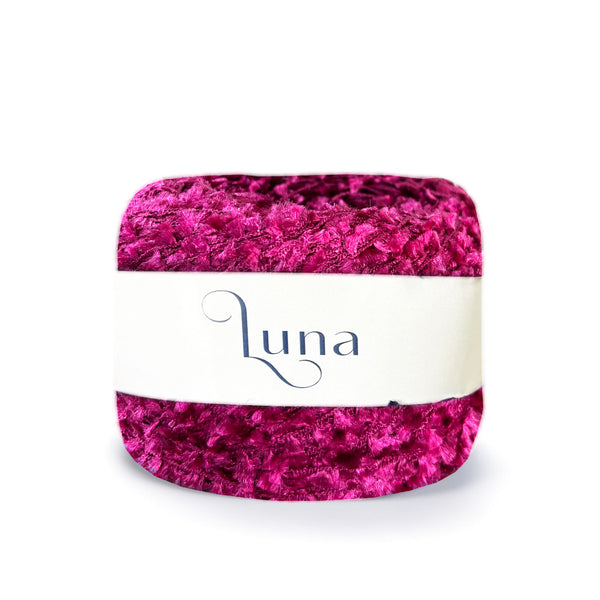 Luna 100g/200m חוט סריגה דקורטיבי עם אפקט - ריסים